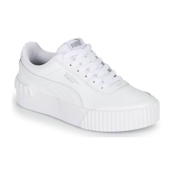 Puma Carina Women’s White Sneakers Size 10 - Picture 2 of 6